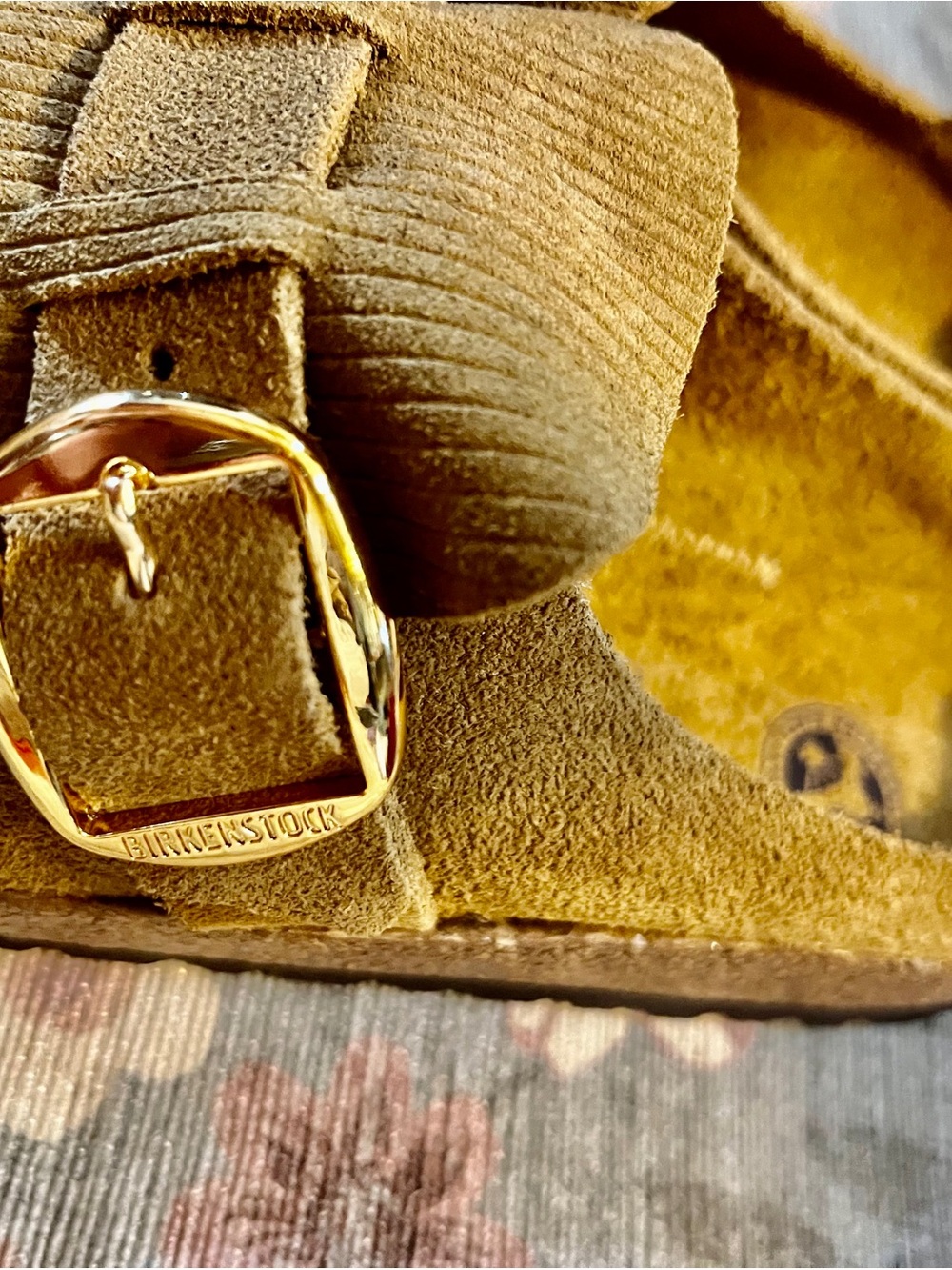 New Birkenstock BUCKLEY Suede Corduroy Clog CORK BROWN Normal Narrow Us10 Eu41 - Picture 5 of 15